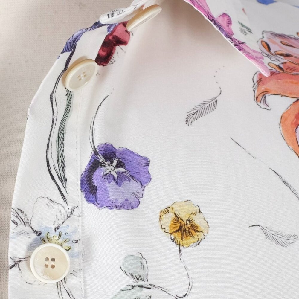 Christian Dior maxi dress 36 US 4 Florilegio 2023 print white floral - Picture 12 of 16